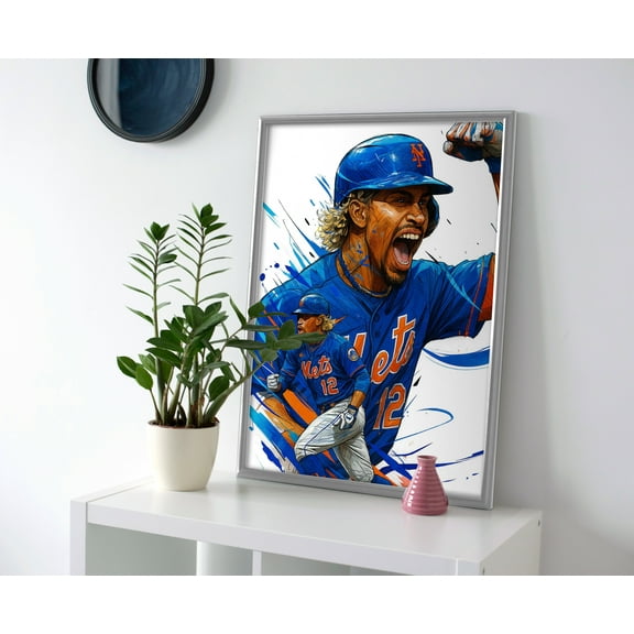Francisco Lindor Poster or Canvas Wall Art