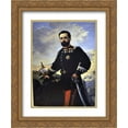 thumbnail image 1 of Francisco Oller 2x Matted 20x24 Gold Ornate Framed Art Print 'Coronel Francisco E. Contreras ', 1 of 2