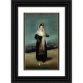 thumbnail image 1 of Francisco de Goya 10x14 Black Ornate Wood Framed Double Matted Museum Art Print Titled: Portrait of the Marquesa De Santiago, 1 of 5