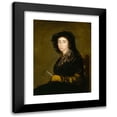 thumbnail image 1 of Francisco de Goya 11x14 Black Modern Framed Museum Art Print Titled - Woman Amalia Bonells De Costa (ca. 1805), 1 of 5