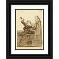 thumbnail image 1 of Francisco de Goya 14x18 Black Ornate Wood Framed Double Matted Museum Art Print Titled - Pygmalion and Galatea (Possibly 1812-1820), 1 of 5