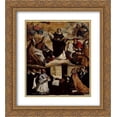 thumbnail image 1 of Francisco de Zurbaran 2x Matted 20x24 Gold Ornate Framed Art Print 'Apotheosis of St. Thomas Aquinas', 1 of 2