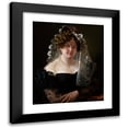 thumbnail image 1 of Franciszek Jan Pfanhauser 12x14 Black Modern Framed Museum Art Print Titled - Portrait of Julia Wieman Nee Czaban (C. 1830), 1 of 5