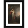 thumbnail image 1 of Franciszek Ksawery Lampi 11x14 Black Ornate Wood Framed Double Matted Museum Art Print Titled: Portrait of Maria Morsztyn with Her Son, 1 of 5
