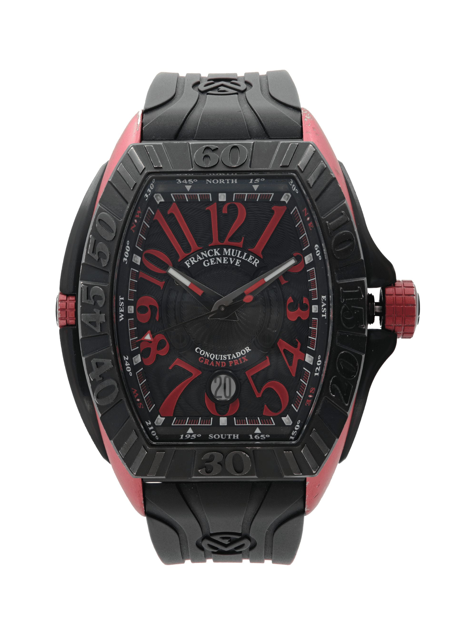 Franck Muller Conquistador Grand Prix Titanium Black Dial Watch 8900 SC DT GPG