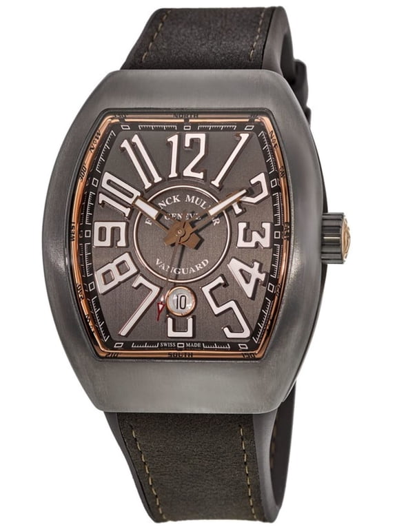 Vanguard Titanium & Rose Gold Grey Dial Men's Watch V 45 SC DT BR (5N)