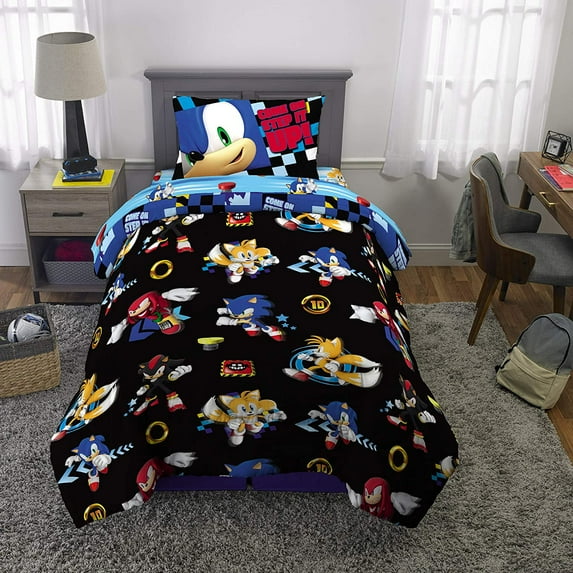 Franco 4-Piece Sonic The Hedgehog Comforter Set, Twin