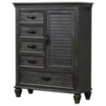 thumbnail image 1 of Franco 5-drawer Door Chest Weathered Sage, 1 of 2