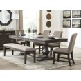 thumbnail image 1 of Franco 6pc Dining Set Dining Table 4x Side Chairs and Bench, 1 of 17