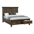 thumbnail image 1 of Franco Eastern King Storage Bed Burnished Oak, 1 of 4