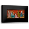 thumbnail image 1 of Franco-Flemish Master 18x11 Black Modern Framed Museum Art Print Titled - The Adoration of the Magi with Saint Anthony Abbot, 1 of 5