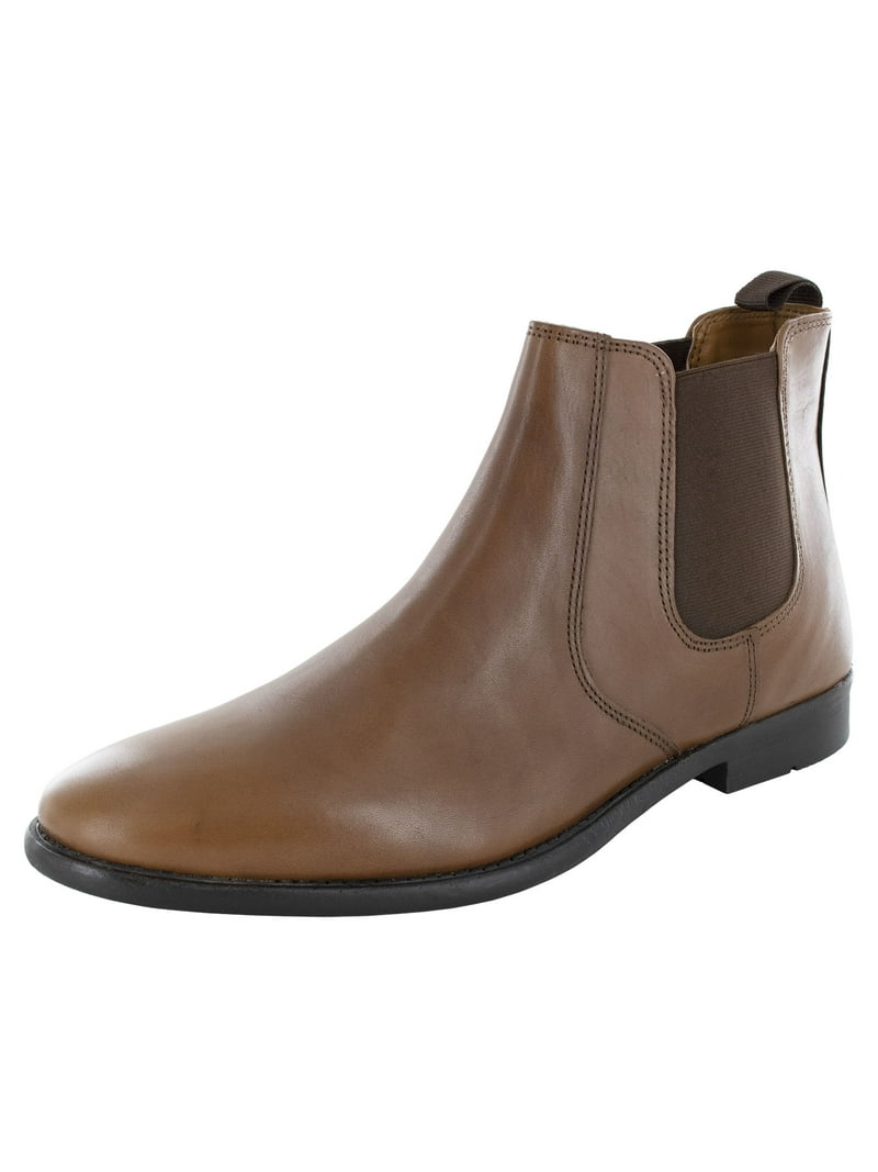 Franco Fortini Mens Trevor Chelsea Leather Ankle Boot Shoes