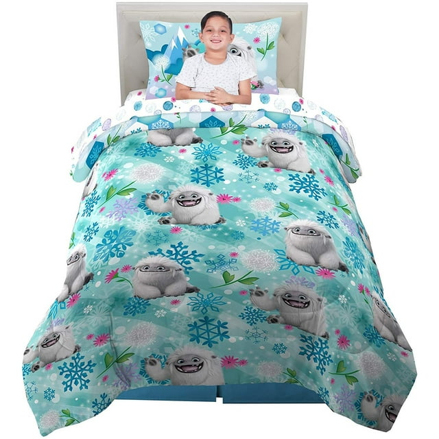 Franco Kids Bedding Comforter and Sheet Set, 4 Piece Twin Size, Abominable