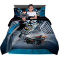 thumbnail image 1 of Franco Kids Bedding Comforter with Sheets and Cuddle Pillow Bedroom Set, 6 Piece Full Size, Batman, 1 of 6