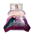thumbnail image 1 of Franco Kids Bedding Super Soft Microfiber Reversible Comforter, Twin/Full Size 72" x 86", Disney Frozen 2, 1 of 5
