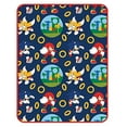 thumbnail image 1 of Franco Kids Bedding Super Soft Plush Throw Blanket, 46" x 60", Sonic The Hedgehog, 1 of 6