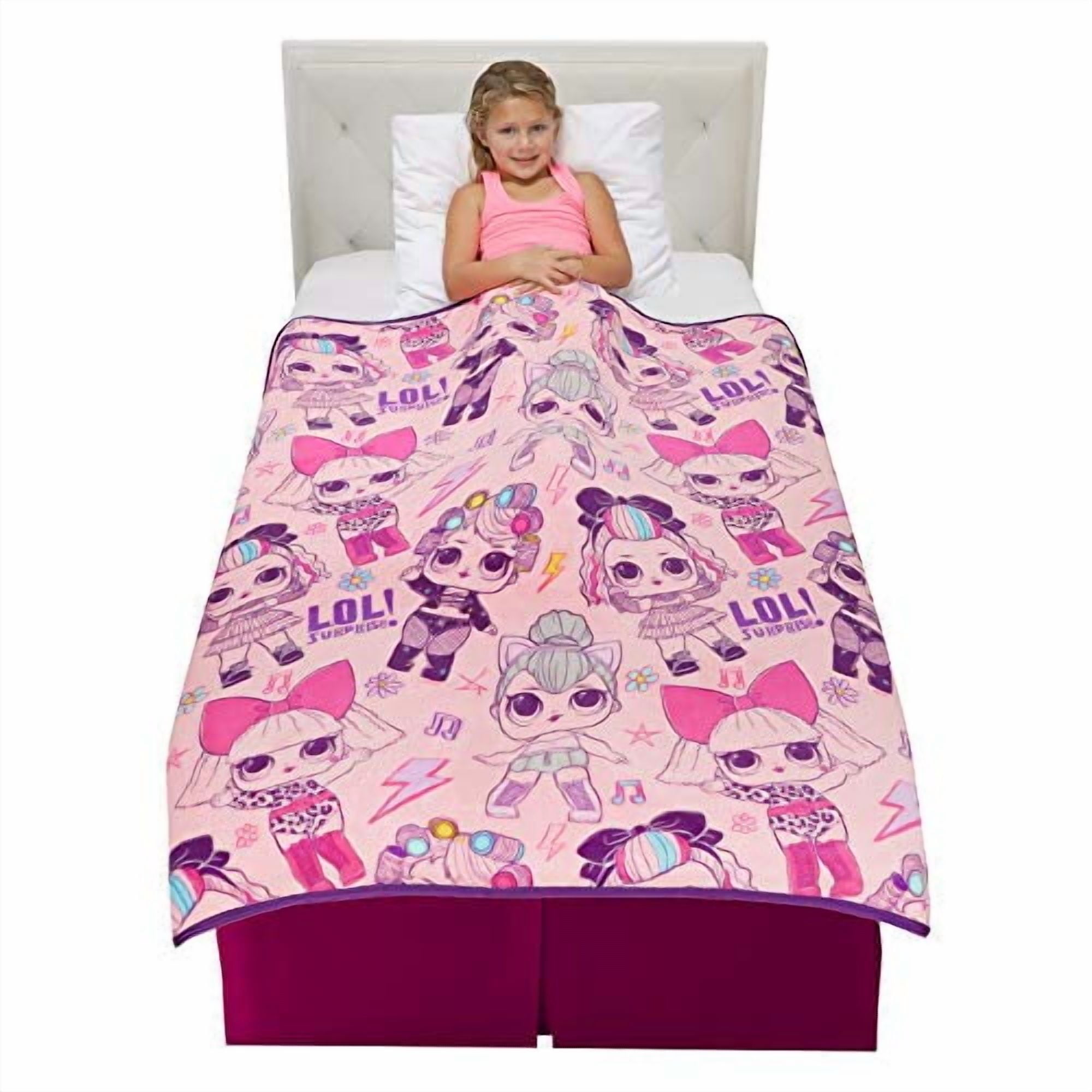 Franco Kids Bedding Super Soft Plush Throw Blanket, 46" x 60", LOL Surprise,AT0508