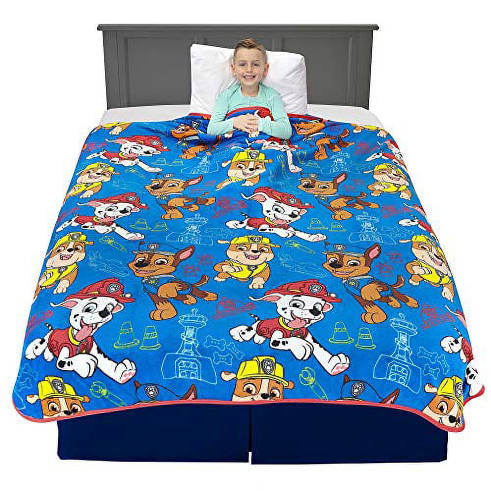 Franco Kids Bedding Paw Patrol Plush Throw Blanket, 62 in x 90 in
