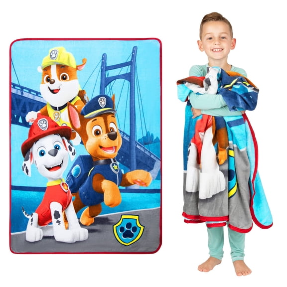 Franco Kids Paw Patrol Micro Raschel Throw Blanket, 46 in x 60 in