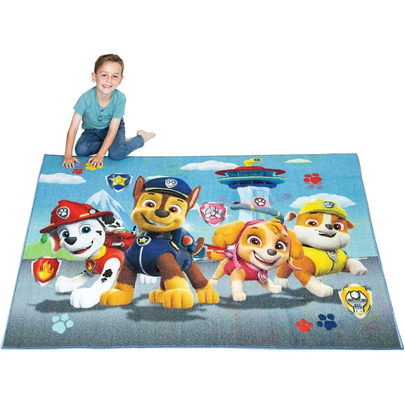 Franco Kids Room Non Slip Area Rug, 69" x 52", Paw Patrol (1 COUNT)