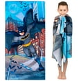 thumbnail image 1 of Franco Kids Super Soft Cotton Bath/Pool/Beach Batman Towel, 58 in x 28 in,, 1 of 6