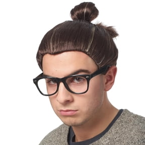 Franco Man Bun Wig (Brown)
