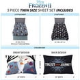 thumbnail image 1 of Franco Manufacturing Frozen II 3-Piece 170 Thread Count Twin Sheet Set, Full Size - Easy Care, 1 of 3