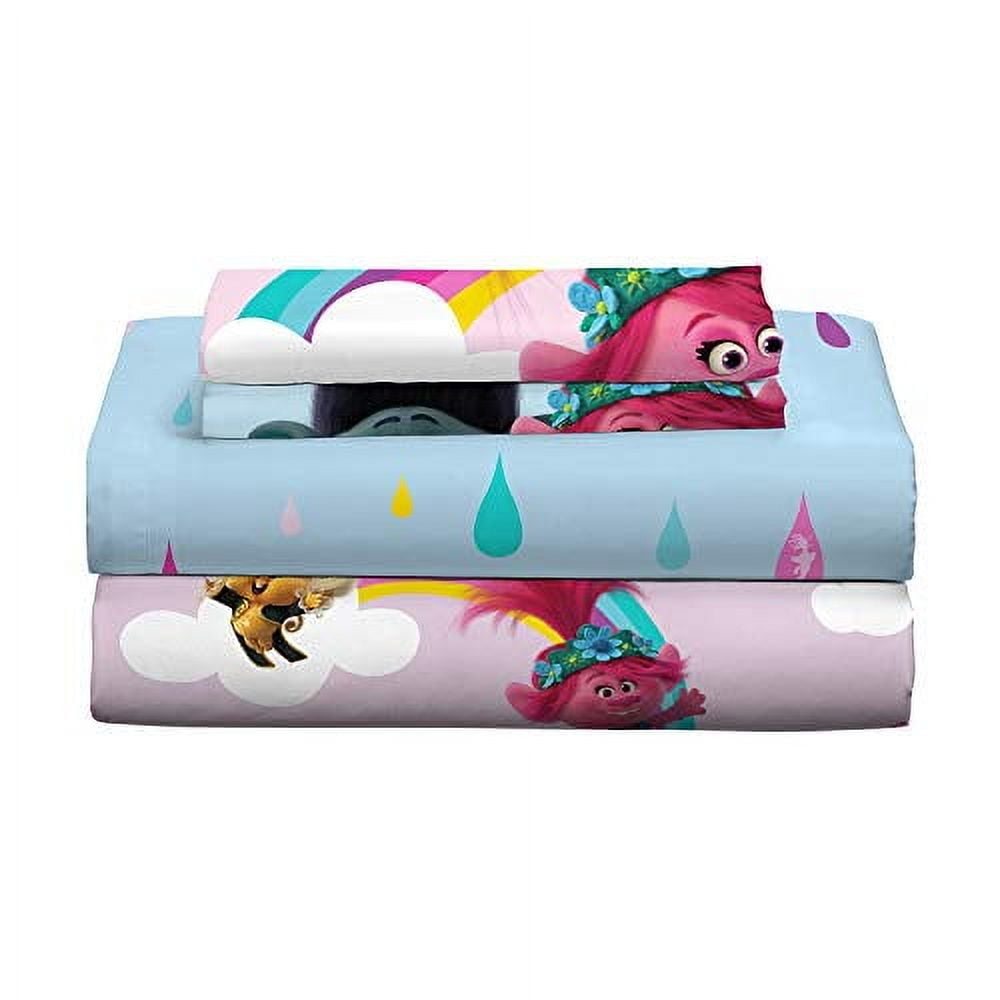 Franco NB2508 Kids Bedding Super Soft Microfiber Sheet Set, 4 Piece Full Size, Trolls World Tour
