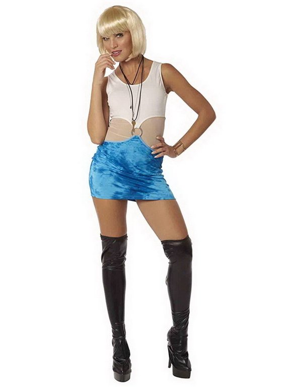 Peter Pan Women's Halloween Fancy-Dress Costume for Adult, L