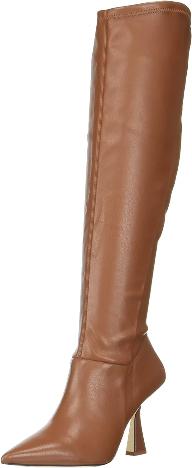 Franco Sarto Alta Women s Knee High Boots Siena Brown 10M Walmart
