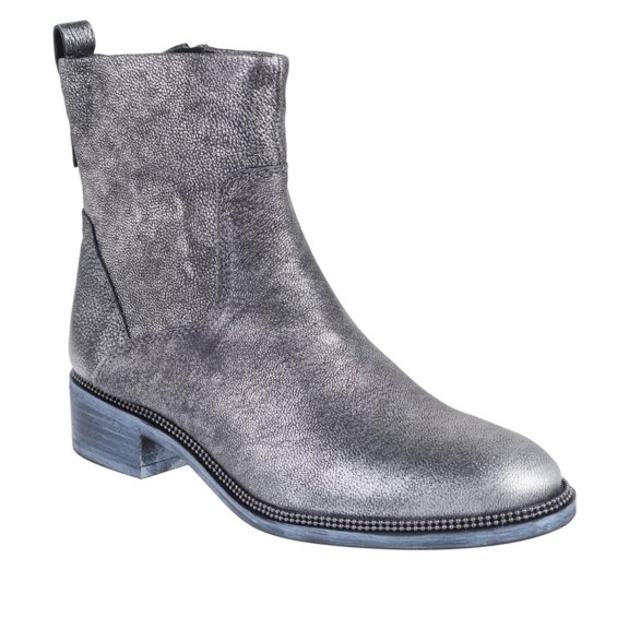 Franco Sarto Brindle Leather Ankle Bootie