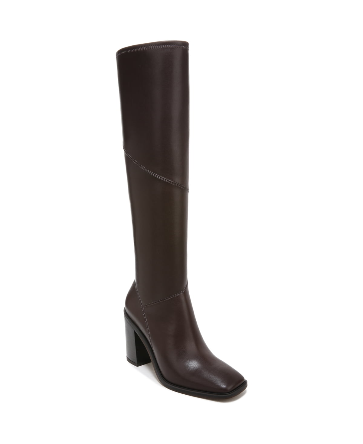 Franco Sarto Sonna High Shaft Boots Brown Faux Leather 8M