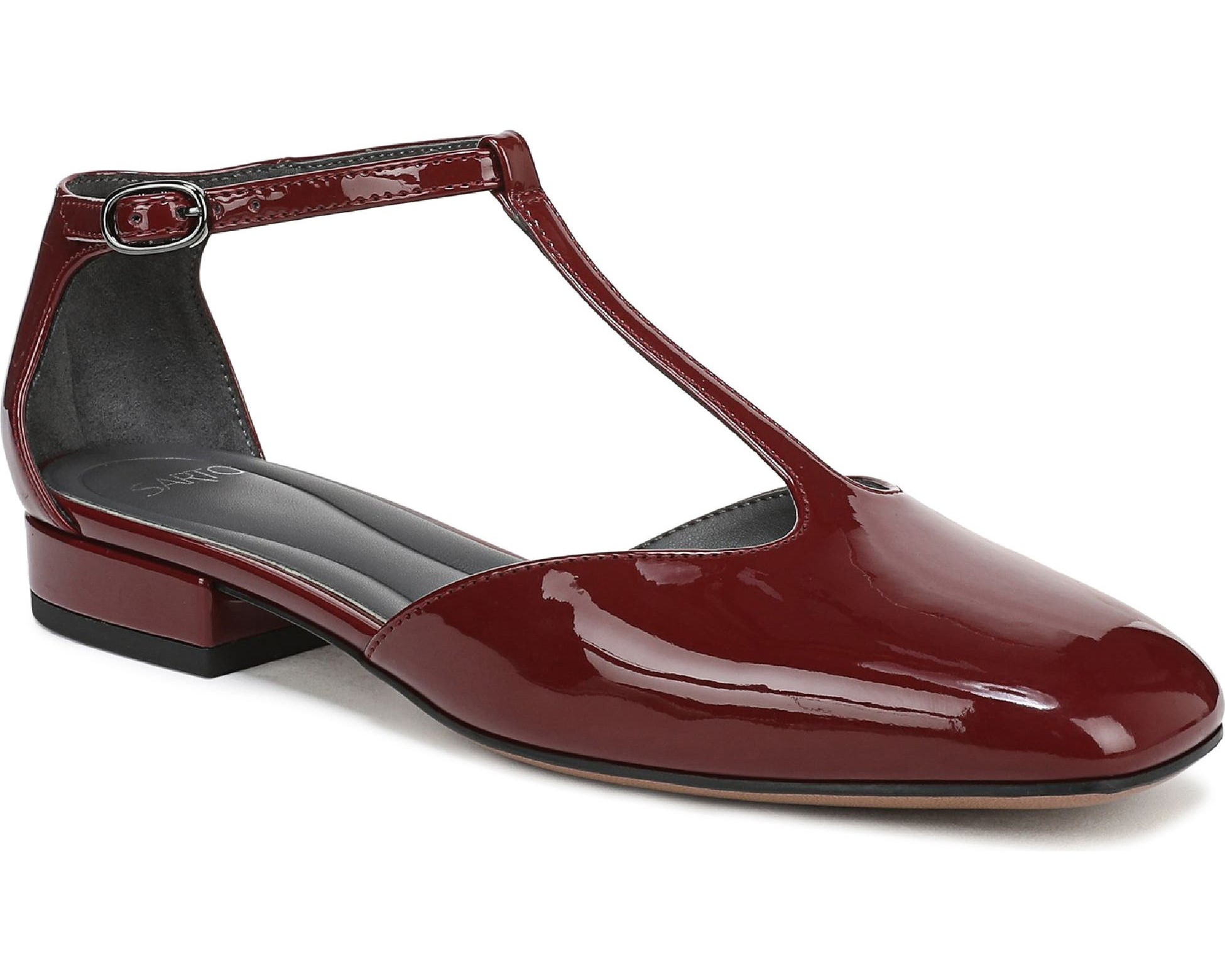 franco sarto holly leather dress flats Franco Sarto Holly Leather Skimmer - Grey