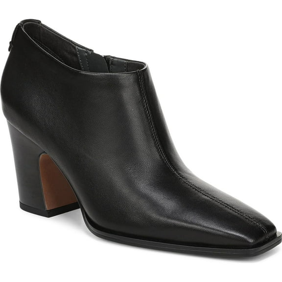 Franco Sarto Women's A-Jude Black Leather Bootie 8M