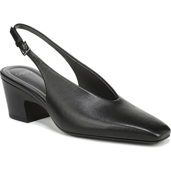 Franco Sarto Women's A-Sutton Slingback Pump Black 6.5M