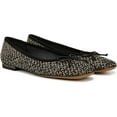 thumbnail image 1 of Franco Sarto Women's Abigail Ballet Flat Black/Beige Multi Leather 6.5M, 1 of 5
