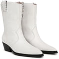 thumbnail image 1 of Franco Sarto Women's Bianca Mid Shaft Western Boot White Leather 9M, 1 of 5