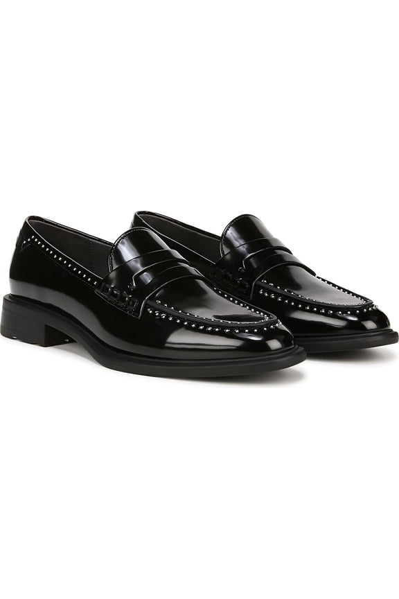 Women's Black Eden Studs Loafer 8M