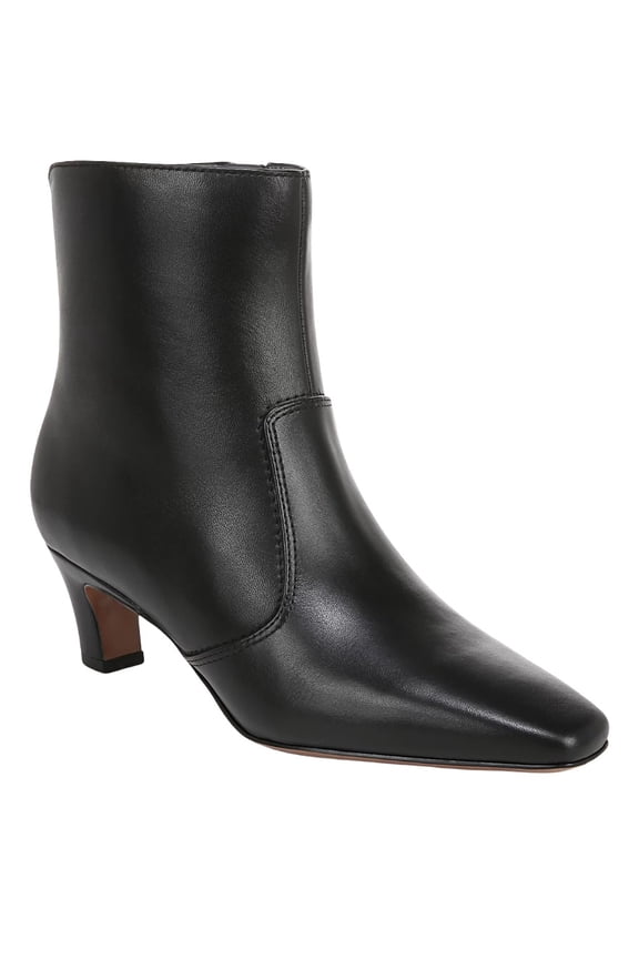Women's Black Leather Alexandria Ankle Boots 8M