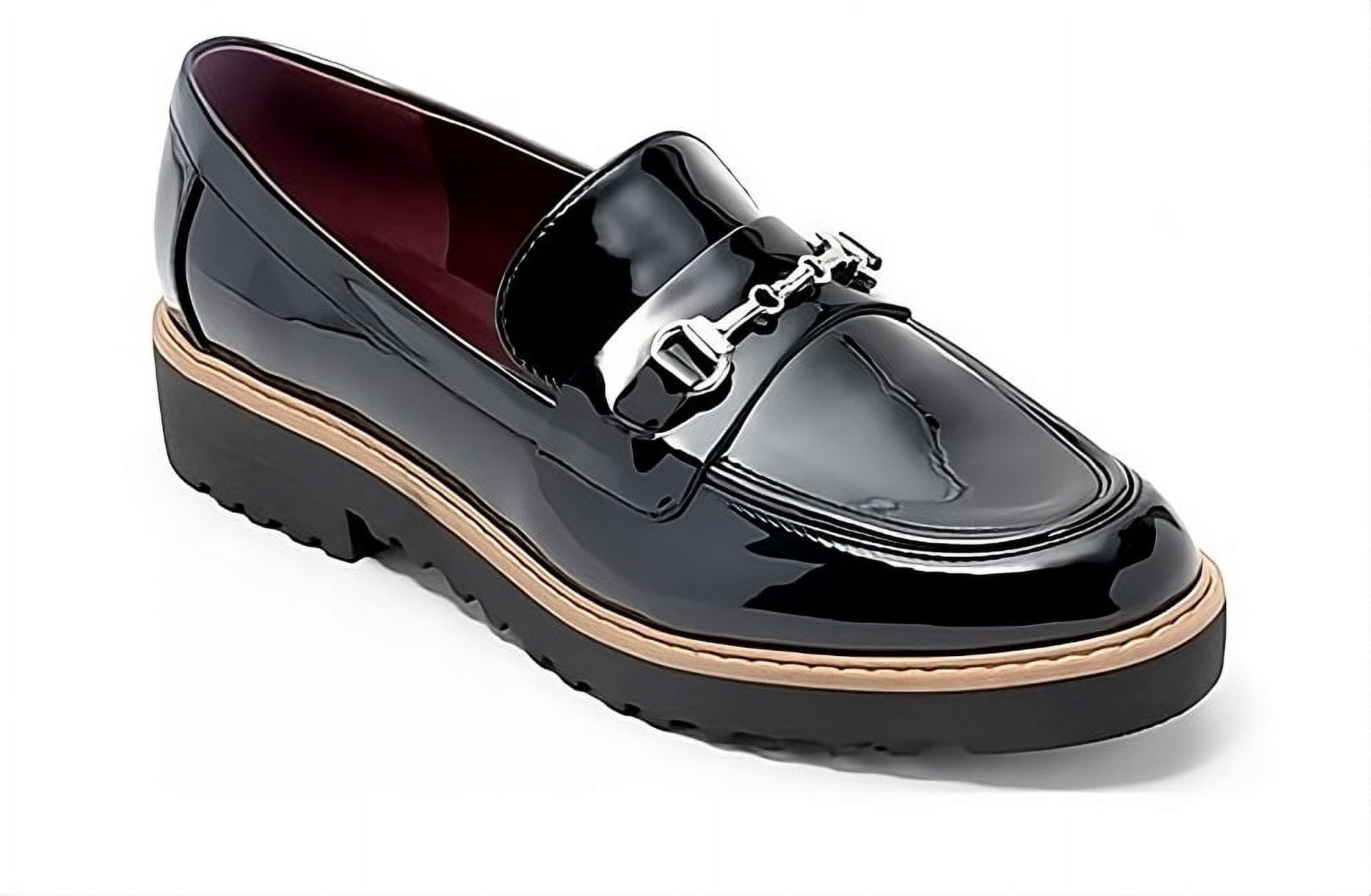 Franco Sarto Lug Soled Pewter Metallic  Loafers  NWOT\'s Franco Sarto Womens Camrynn Lug Sole Loafers Pewter 9.5M  main image 3
