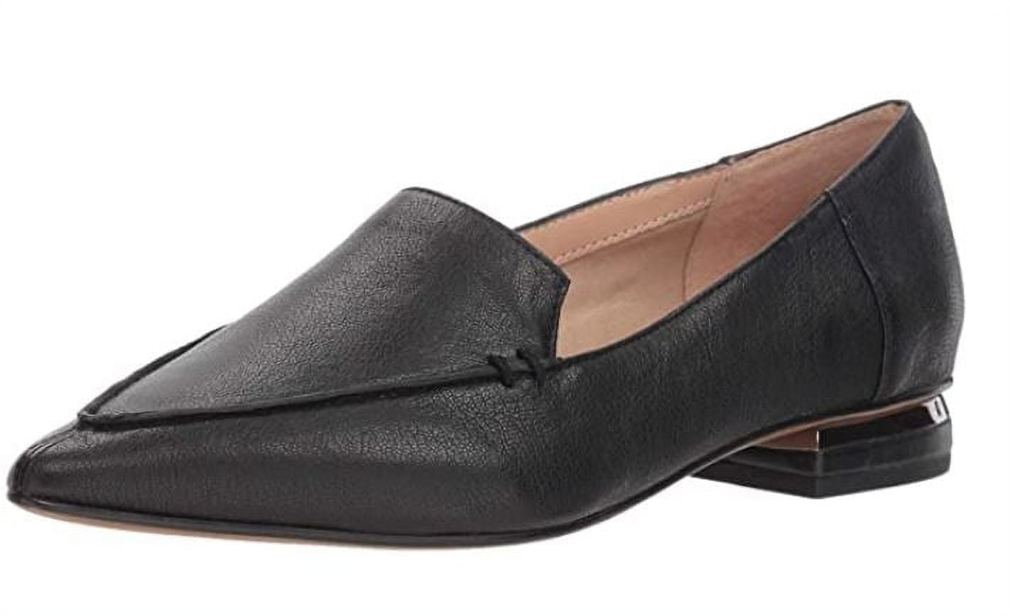 Franco Sarto Women's Black Starland Loafer Flat, 6M - Walmart.com