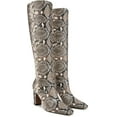 thumbnail image 1 of Franco Sarto Women's Bowman Knee High Boot Roccia Snake Wide Calf 8.5M, 1 of 5