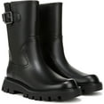 thumbnail image 1 of Franco Sarto Women's Brina Mid Calf Lug Bottom Boot Black 7M, 1 of 5