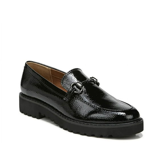 Franco Sarto Women's Cason Loafer Black Patent 11M