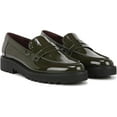 thumbnail image 1 of Franco Sarto Women's Cassandra Platform Penny Loafer Olive Patent 7.5M, 1 of 1