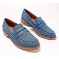 thumbnail image 1 of Franco Sarto Women's Chrissy Penny Loafers Denim Blue 7.5W, 1 of 1