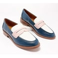 thumbnail image 1 of Franco Sarto Women's Chrissy Penny Loafers Navy Multi 11W, 1 of 1