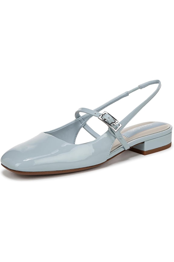 Women's Destin Slingback Flat Sky Blue Patent 10M