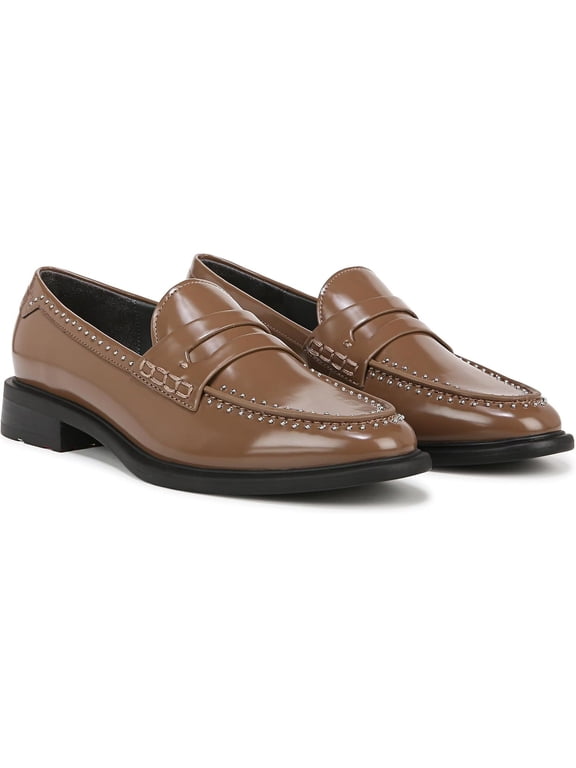 Women's Eden Loafer Toffee Brown Studs 9.5M