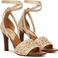 thumbnail image 1 of Franco Sarto Women's Eleanor Ankle Strap High Heel Sandal Natural 9.5M, 1 of 5